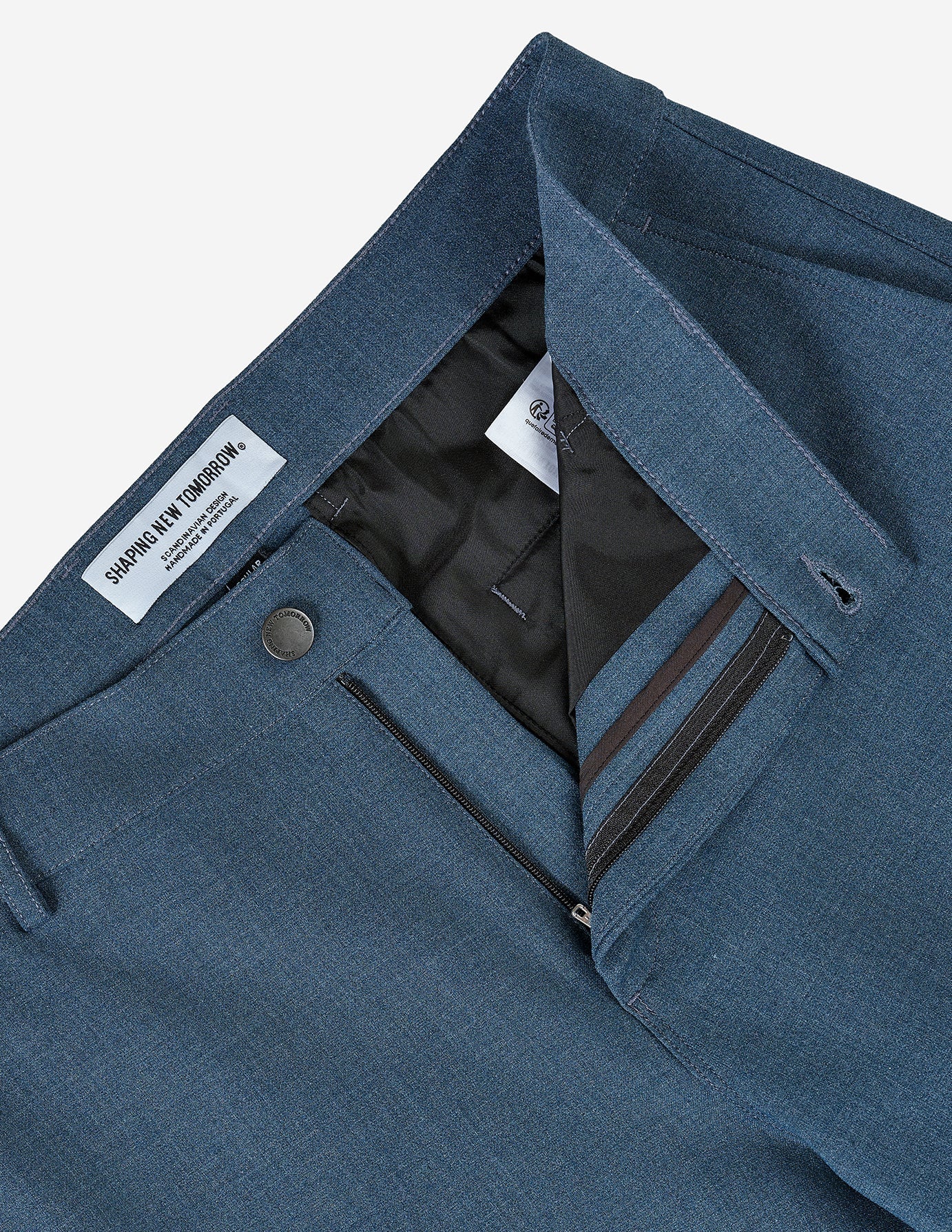 Heavy Edition Pants Slim Deep Blue Melange